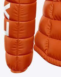 Download Matte Women S Down Jacket Mockup Back View In Apparel Mockups On Yellow Images Object Mockups