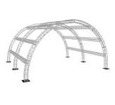 Curved Roof Truss Design - Durable Steel & Aluminum