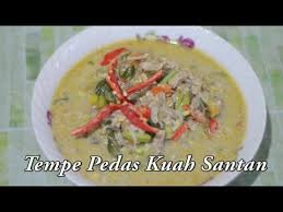 Dengan memakai cookpad, kamu menyetujui kebijakan cookie dan ketentuan pemakaian. Resep Tempe Pedas Kuah Santan Youtube