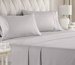 *fetty wap voice* i'm like hey, what's up, pillow! Amazon Com King Size Sheet Set 4 Piece Set Hotel Luxury Bed Sheets Extra Soft Deep Pockets Easy Fit Breathable Cooling Wrinkle Free Comfy