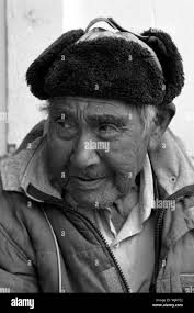 Eskimo man Black and White Stock Photos & Images