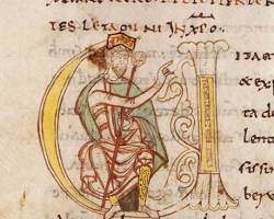 Image of Einhard's Life of Charlemagne manuscript