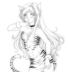 Drawn demon coloring page pencil and in color drawn demon. Tigger Valentine Coloring Page Novocom Top