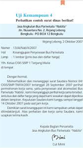 15 contoh surat dinas resmi pengertian fungsi syarat. Contoh Surat Dinas Brainly Contoh Surat Dinas Untuk Hari Guru Brainly Co Id Beri Satu Contoh Surat Dinas Yang Lengkap Brainly Co Id