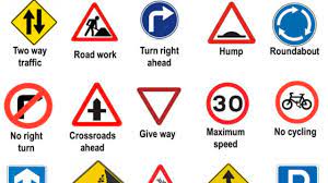 Malpermesoj eniri kaj ŝildoj pri ambaŭdirekta trafiko. Traffic Symbol Signs And Road Symbols English Grammar Here