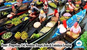 Pengertian Pasar Adalah Ciri Struktur Fungsi Jenis Contoh