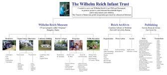 Wilhelm Reich Infant Trust Organizational Chart