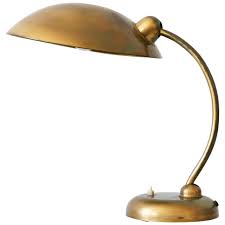 This table lamp makes a modern statement on your living room end table or bedroom nightstand. Rare Mid Century Modern Brass Desk Light Or Table Lamp 1950 Germany For Sale At 1stdibs