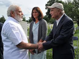 Space career of kalpana chawla: At Arlington Cemetery Modi Pays Homage To Kalpana Chawla Rediff Com India News