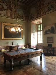 Chateau Ducal D Aglie Billiard Room Interior Beautiful Homes