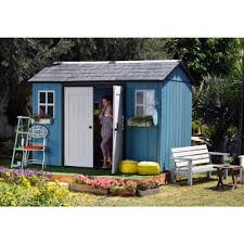 Keter My Shed 11 Ft X 7 5 Ft Shed 230365 The Home Depot Keter Sheds Backyard Patio Designs Shed