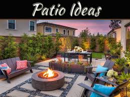 A raised patio lifts the patio, sometimes with a retaining wall 2 at one end or one or two surrounding rows of concrete blocks. Simple Patio Ideas For Suburban Homes My Decorative