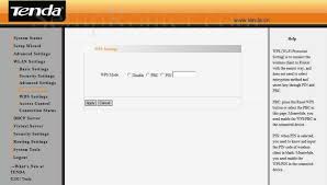 Tenda W302r Screenshot Wps Settings