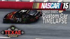 This paint scheme was used only for the races that were held during the length of the olympic games. Nascar 15 Custom Paint Scheme Timelapse Texas Road House Youtube