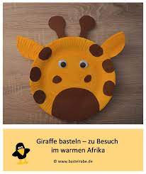 Wir zeigen ihnen, wie sie tiermasken aus pappteller zum fasching basteln können. Giraffe Basteln Elefant Basteln Diy Bastelideen Kinder Diy Pappteller