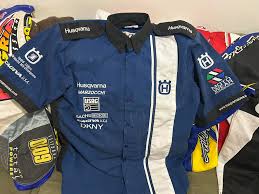 Another cool piece of Italian Husqvarna factory racing memorabilia from my  collection . Team shirt from the year Chiodi came over and raced ama  supercross in 1999