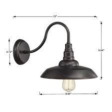 This review has brightened our day! Vintage Wall Lighting Fixture Farmhouse Gooseneck Barn Light On Sale Overstock 30739823