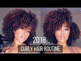 2018 Curly Hair Routine Healthy Defined 3c 4a Curls Hair Routines Curly Hair Styles Curly Styling