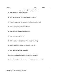 Every time you play fto's daily trivia game, a piece of plastic is removed from the ocean. Frozen 2 Movie Questions With Answers Movie Guide Worksheet Frozen Ii 2019
