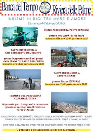 Strumento di scambio di attività, servizi e. Domenica 4 Febbraio 2018 Passeggiata In Bici Della Banca Del Tempo Riviera Delle Palme Banca Del Tempo Riviera Delle Palme