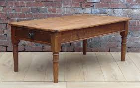 Round block planed top tripod. Victorian Pine Coffee Table C 1890 743 La38679 Loveantiques Com