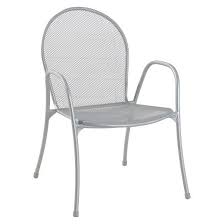 Carmack Metal Mesh Stack Patio Chair Silver Threshold Target Patio Chairs Metal Patio Furniture Stackable Chairs