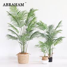 I shared this fake palm tree leaves diy on instagram story the other day and people were loving it, so i had to share it on the blog too! 220cm Tropical Plants Large Artificial Palm Tree Green Plastic Palm Leaves Indoor Fake Monstera Tree For Home Office Shop Decor Buy At The Price Of 149 99 In Aliexpress Com Imall Com