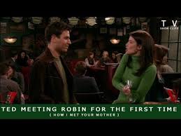 Ted soon meets robin in a neighborhood bar, immediately becomes smitten and scores a first date. Ted Meeting Robin For The First Time How I Met Your Mother Youtube