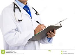 Cropped Doctor With Medical Chart Stock Photo Image Of