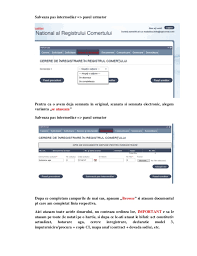 Inregistrare Dosar Online Onrc Schimbare Sediu Social Si Activare Cod
