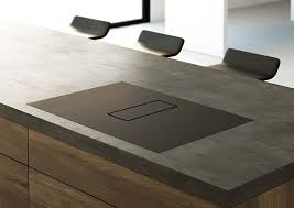 Novy Plaque A Induction Avec Hotte Version Recyclage One Power Led Blanc Verre Noir Myareadesign It