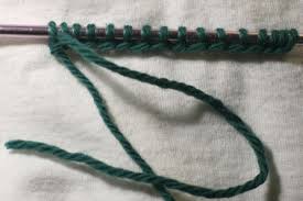 The first stitch is the yarn over and the second is the knot. Casting On Knitting Wikipedia