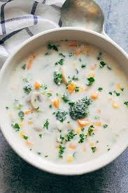 Creamy Vegetable Soup Recipe Creamy Vegetable Soups Vegetable Soup Recipes Vegetable Soup