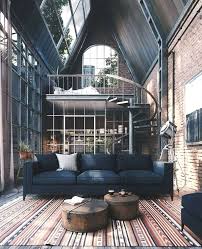 The Loft Is Made Up Of A Succession Of Spaces Which Have Been Custom Designed So As To React To The Customer S Requir Industrial House Loft Design Architecture