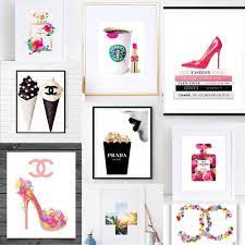 frames albums frame wall decor bedroom chanel illustration
