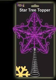 Crafted from plush wool, this topper sports a classic gingham pattern for an added dose of festive flair. 30cm Beautiful Purple Glittery Tree Top Buy Online In Aruba At Desertcart