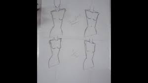 طريقة رسم مانيكان متحرك اساسيات رسم المانيكان male sketch