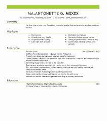 Resume for applying driver abroad. Service Crew Resume Example Company Name Leyte