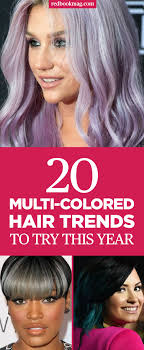 How to dye your hair bright red without bleaching; 16 Cool Multi Colored Hair Ideas How To Get Multi Color Hair Dye Looks