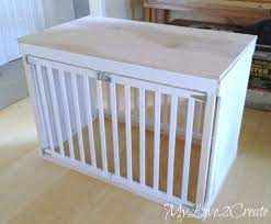 repurposed crib dog crate hundezimmer diy hundebox hund kisten mobel