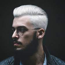 She is of puerto rican descent. White Haircolor For Men Men Hair Color Men Blonde Hair White Hair Men