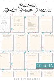 Bridal Shower Planner Bridal Shower Printables Printable Etsy Bridal Shower Planner Bridal Shower Planning Bridal Shower Games Free Printables