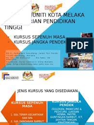 Senarai kolej komuniti seluruh malaysia serta alamat, nombor telefon dan kursus yang ditawarkan. Slideshow