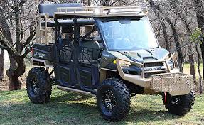 Offroad Monster Polaris Ranger 4x4 Hunting Rig With Bumpers Roof Light Bar Winch High Seat Polaris Ranger Polaris Ranger Crew Polaris Ranger Rack