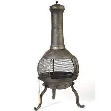 You can use inserts to convert your fire pit to a new type of fuel. Kay Home Products 30199 Sonora Outdoor Wood Burning Cast Iron Metal Chimenea Fireplace Fire Pit Target