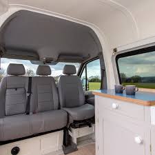 Mwb Volkswagen Crafter 3 Swivel Seats In The Front More Pics Of The Van Over At Timhallphoto Campervan Van Camper Conversion Sprinter Camper Conversion