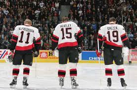 Spezza was scratched by coach paul maclean after the. Ottawa Senators Remembering The Cash Line Of The Mid 2000s