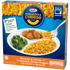 Check spelling or type a new query. Kraft Macaroni Cheese Frozen Dinner With Breaded Chicken Nuggets Broccoli 8 5 Oz Box Walmart Com Walmart Com