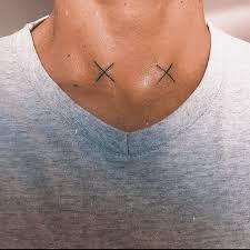 With 4 artists and over 65 years of shop experience, we can accommodate any and all tattoo requests! Two X Tattoos On The Neck Tattoogrid Net