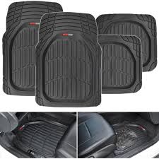 Motor Trend Deep Dish Mt 921 Black Heavy Duty 4 Piece All Weather Rubber Car Floor Mats Products In 2019 Rubber Floor Mats Best Car Floor Mats Floor Mats